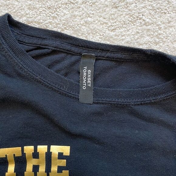 6Set Toronto black and gold men’s large tee shirt - Picture 3 of 4